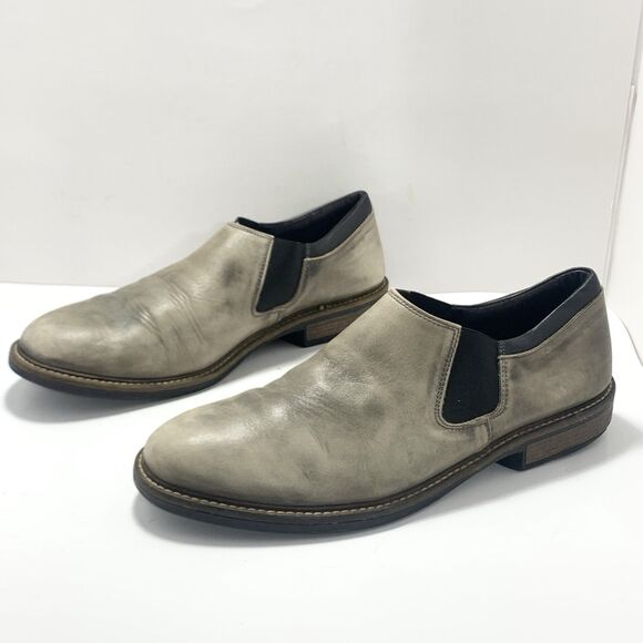 Naot Men’s Director Slip On Leather Gray Black Shoes Size 12-12.5 US main image 14
